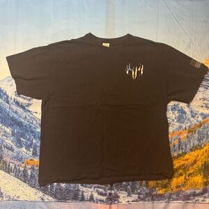 Black Red White and True Tee